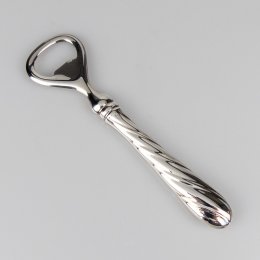 Flasköppnare vridet handtag