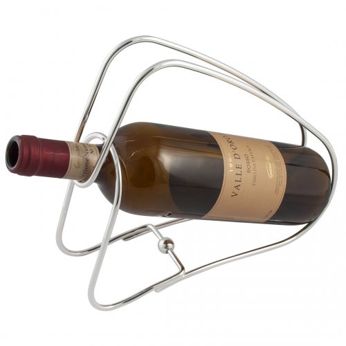 Vinställ i nysilver med praktiskt handtag för servering