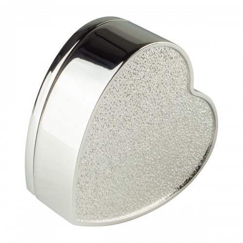 Smyckeskrin hjärta enhörning bronze finish. 7,5cm i diameter