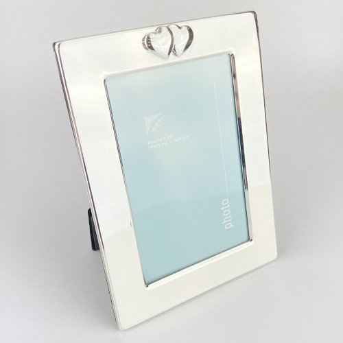 2:a sort Fotoram Hjärtan nysilver foto 10X15cm