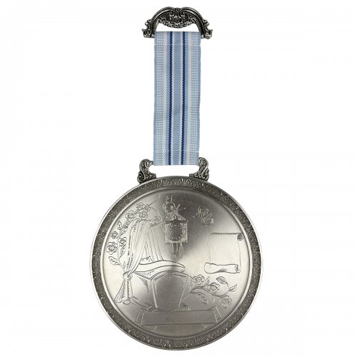 Doptavla tenn blått band D16,5cm