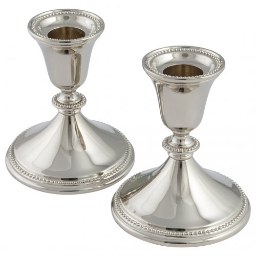 Ljusstake pärlkant par H10,5cm