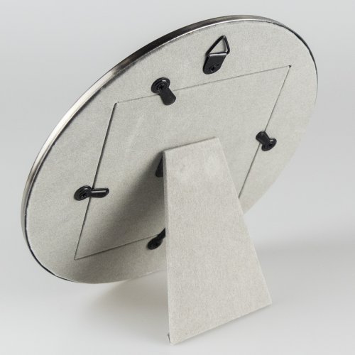 Fotoram Nallar rund med dopmotiv i tennfinish