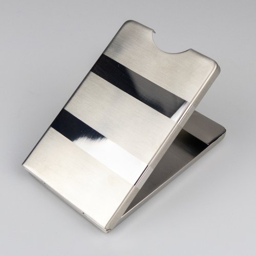 Kredit/Visitkortshållare matt m blanka ränder