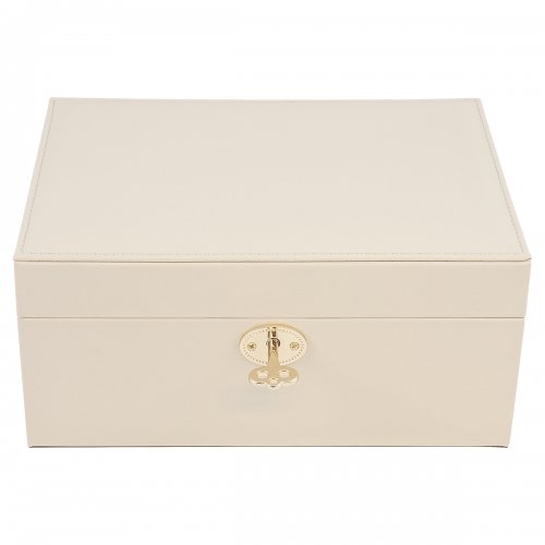 Smyckeskrin STORiES beige PU 24x15x9,8cm