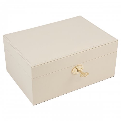 Smyckeskrin STORiES beige PU 24x15x9,8cm